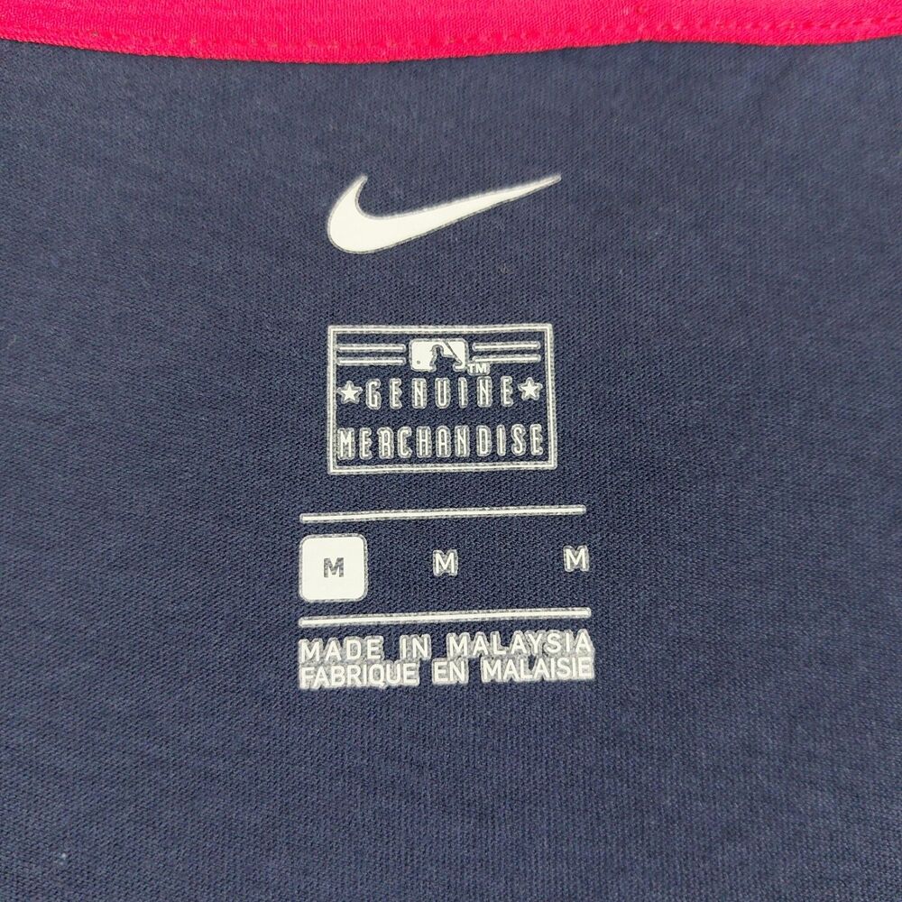 Cleveland Indians Nike V-Neck Women’s Size Medium Blue MLB Baseball - Picture 3 of 7